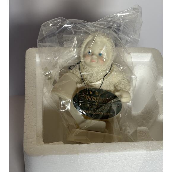 2001 Department 56 Snow Babies The Puck Stops Here w/Box - Picture 5 of 12